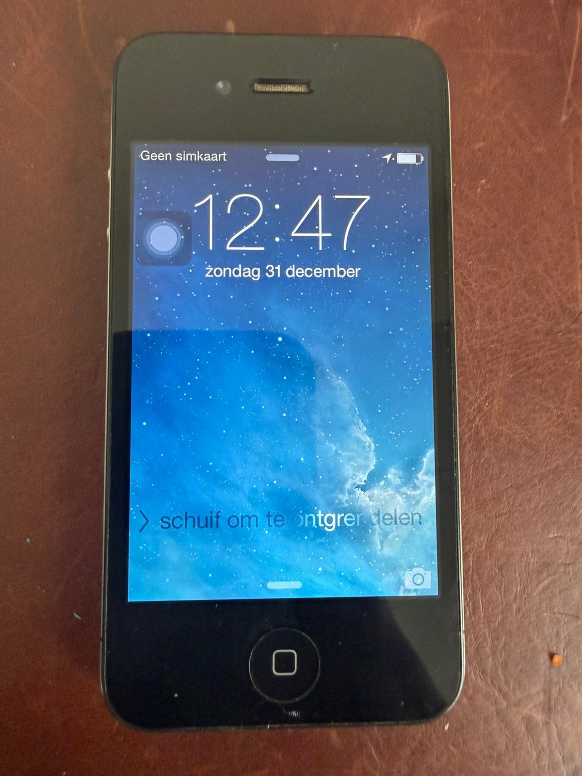iPhone 4 zwart, Telecommunicatie, Ophalen, Zo goed als nieuw, Zwart