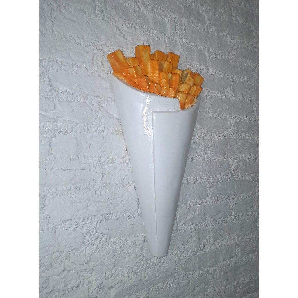 Demi-sac à frites suspendu, hauteur 50 cm, version plate, Enlèvement, Neuf
