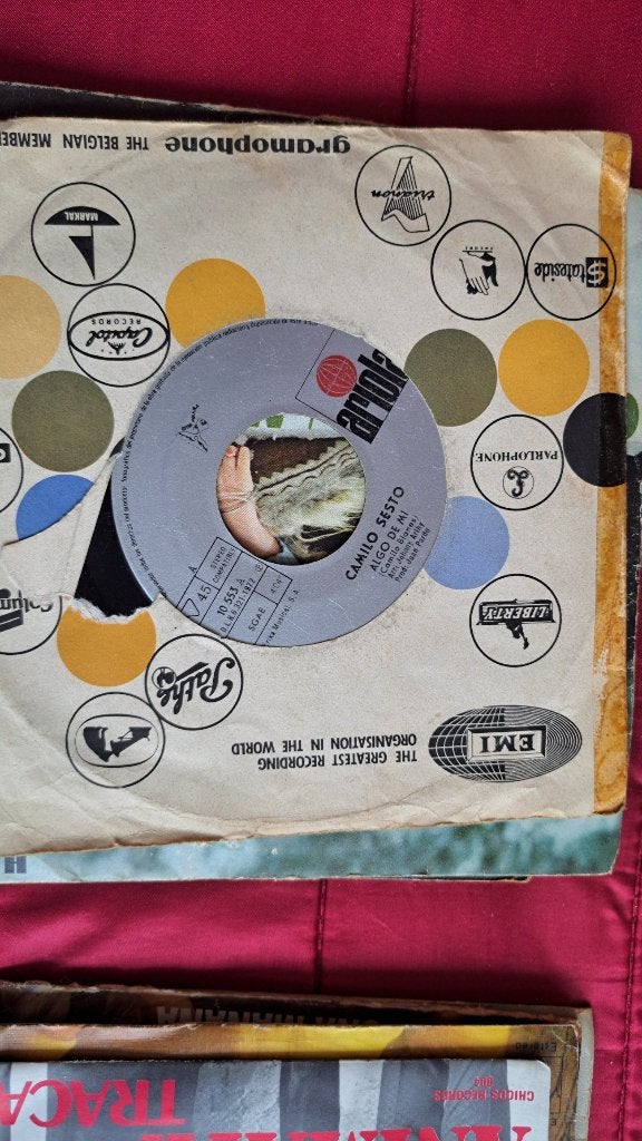 collection 40 vinyl - 45 tours espagnol (2/2) Vintage, Enlèvement ou Envoi
