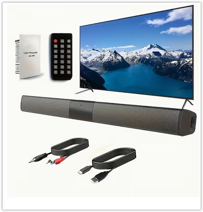 Barre de son sans fil BYWOBEAR 20W avec son surround, Enlèvement ou Envoi, Bluetooth, Neuf