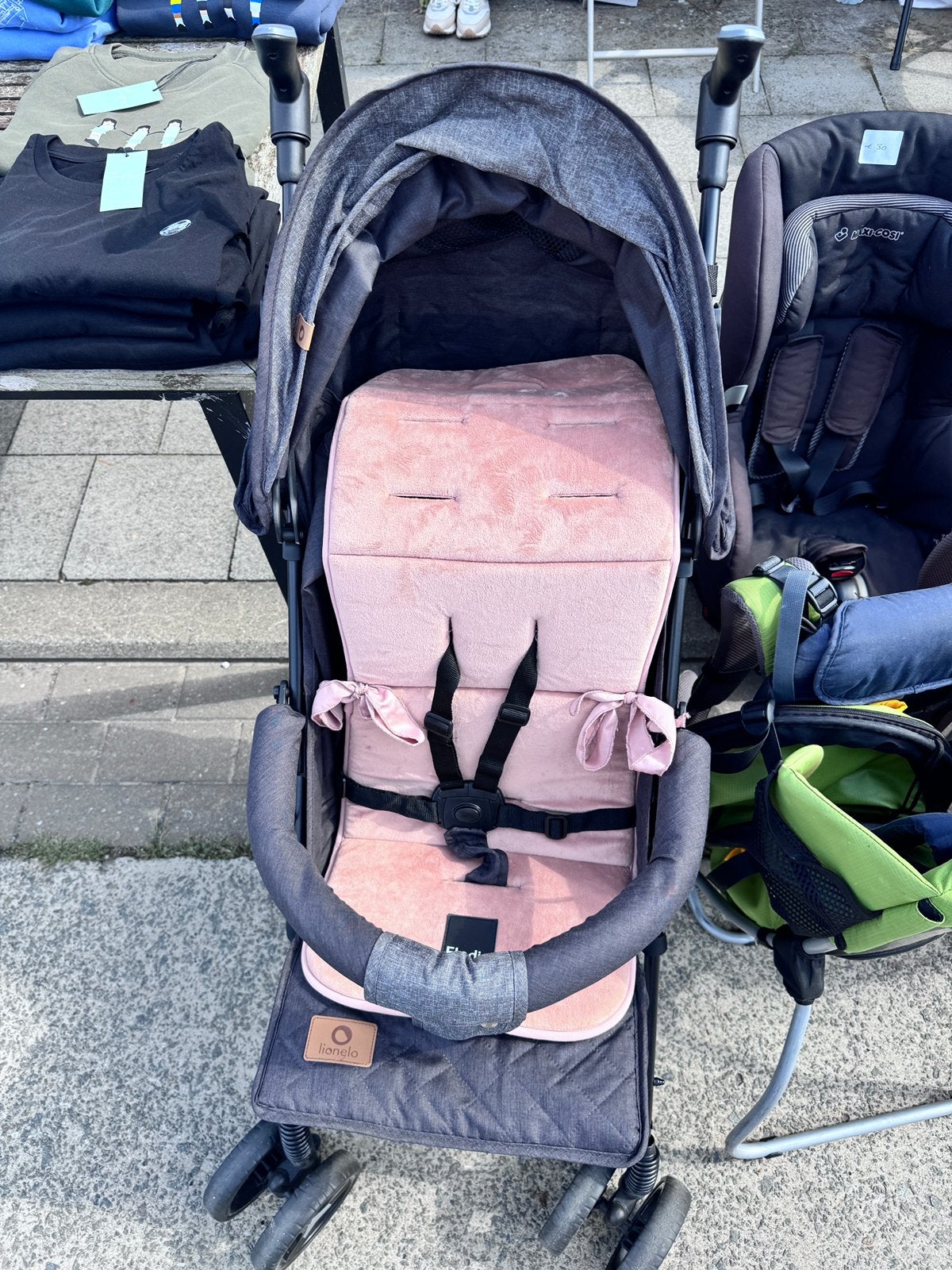 Buggy incl inlegger, voetenzak en muggennet, Enlèvement, Comme neuf