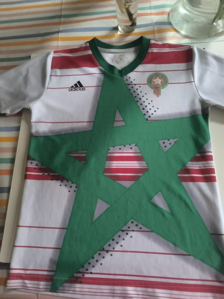 Maillot Adidas Maroc coupe du Monde Russie 2018, Enlèvement ou Envoi, Utilisé, Maillot