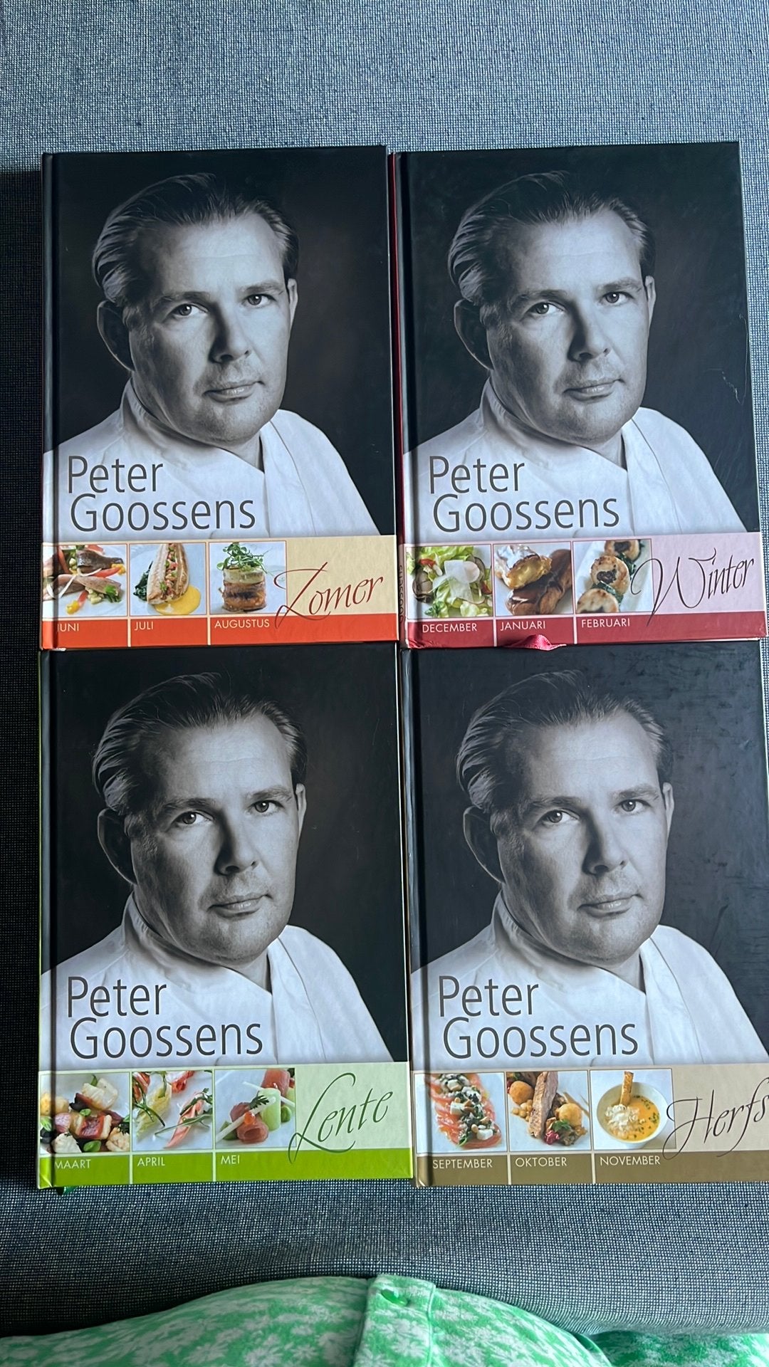 Peter Goossens: recepten Zomer-Lente -Herfst en Winter, Ophalen of Verzenden, Zo goed als nieuw