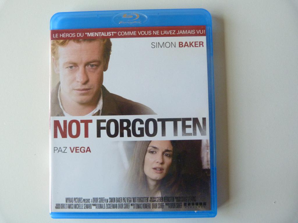 Not Forgotten [Blu-Ray], Enlèvement ou Envoi, Comme neuf, Thrillers et Policier