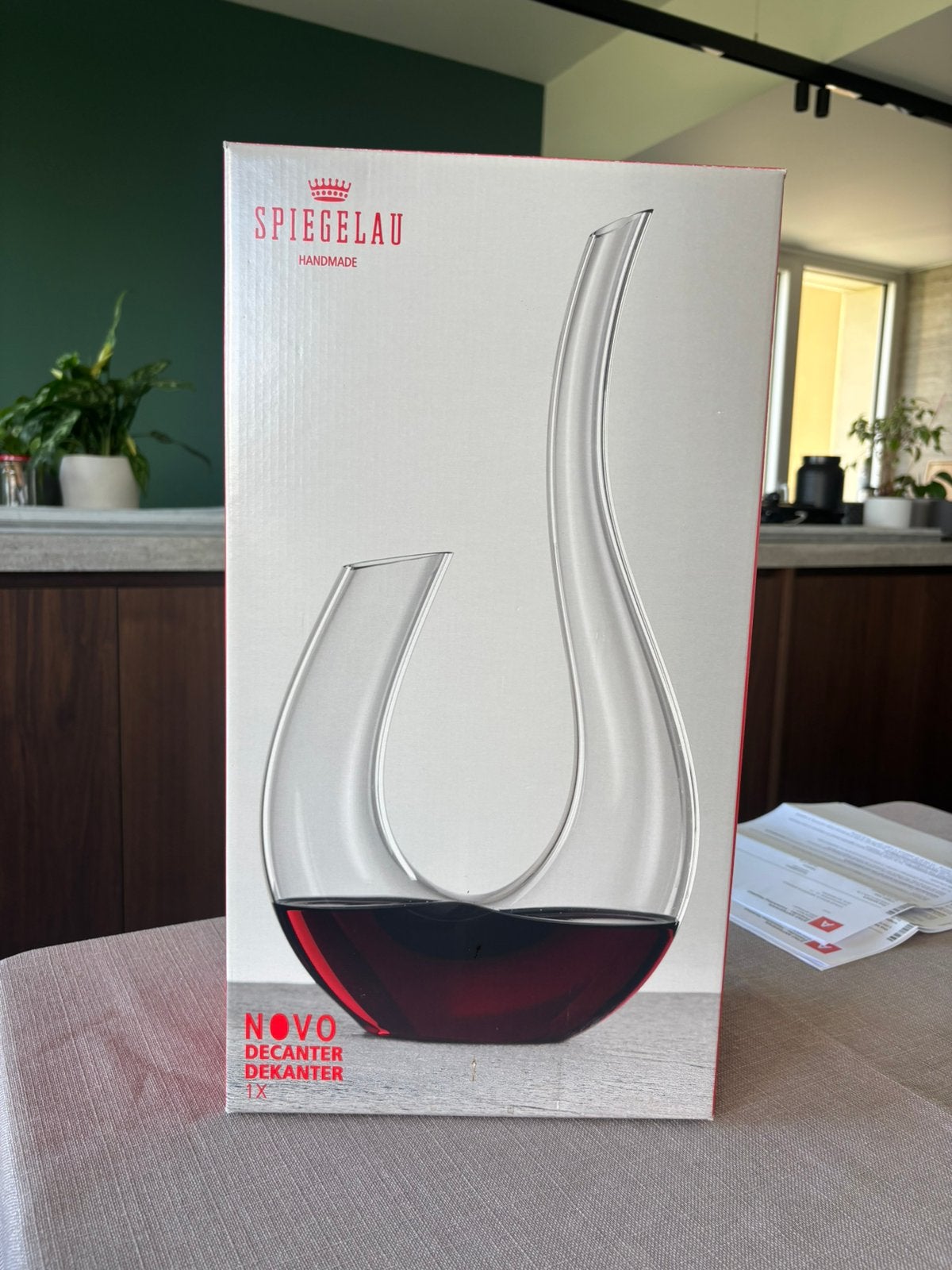 Spiegelau Novo decanter, Ophalen, Nieuw, Overige typen