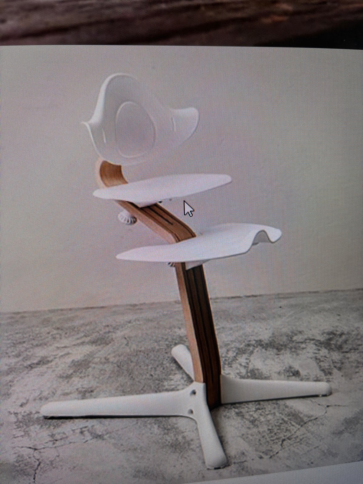 Stokke Nomi eetstoel - meegroeistoel oak white, Kinderen en Baby's, Kinderkamer | Tafels en Stoelen, Ophalen, Gebruikt, Stoel(en)