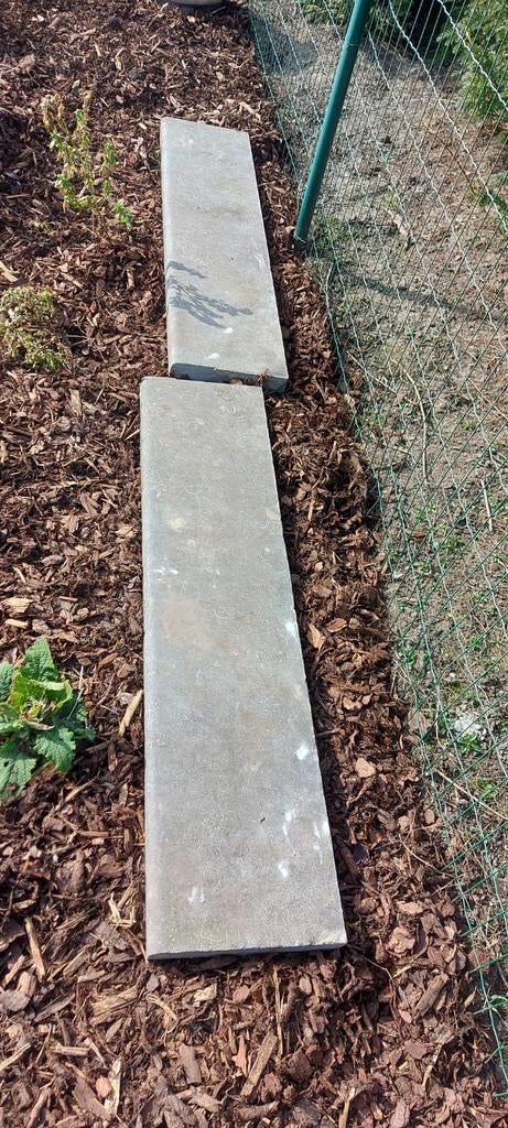Dorpels blauwe steen 2x 119 cm x 28 cm ., Ophalen, Gebruikt