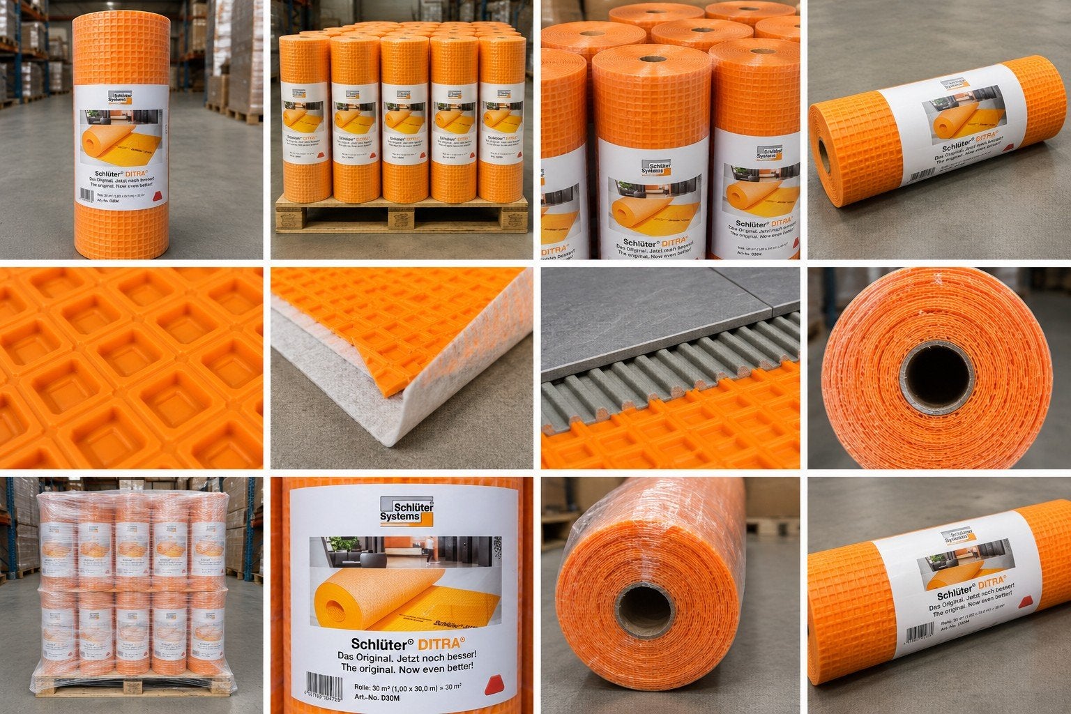 Tapis de découplage Schulter Ditra 30m² Top Brand, Enlèvement ou Envoi, Neuf, Isolation de sol