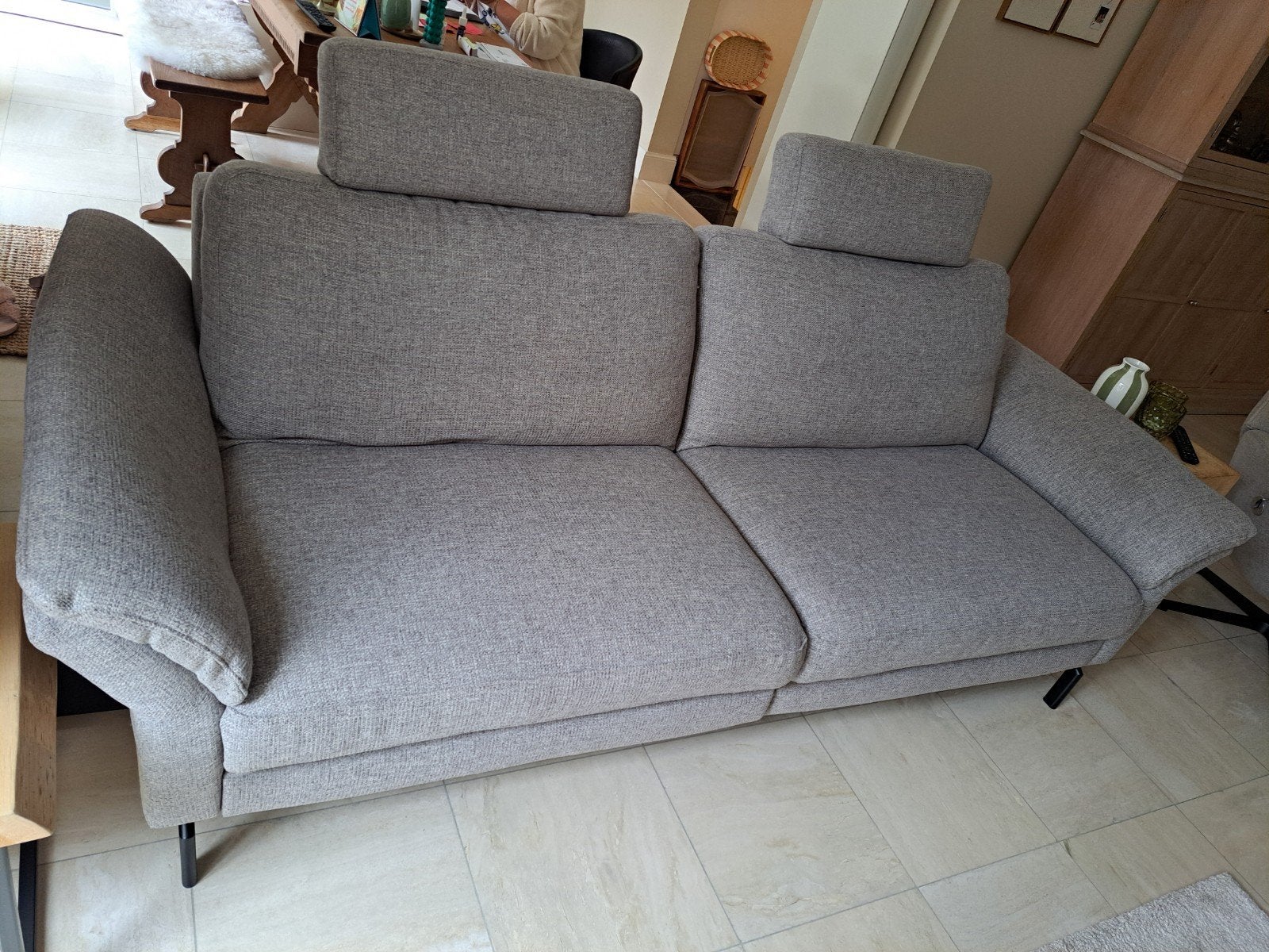 Zetel met elektrische relaxfunctie, 75 à 100 cm, 200 à 250 cm, Comme neuf, Enlèvement