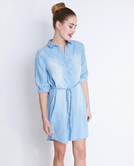 Jeans jurk van JBC / Sora - Maat 36, Ophalen of Verzenden, Maat 36 (S), Blauw