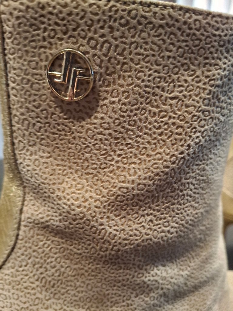 Laarsjes Floris Van Bommel dames, Kleding | Dames, Schoenen, Zo goed als nieuw, Lage of Enkellaarzen, Beige, Ophalen