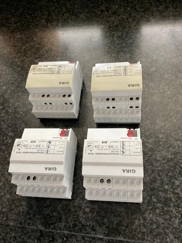 Electro gira dimmers, Doe-het-zelf en Bouw, Ophalen, Gebruikt