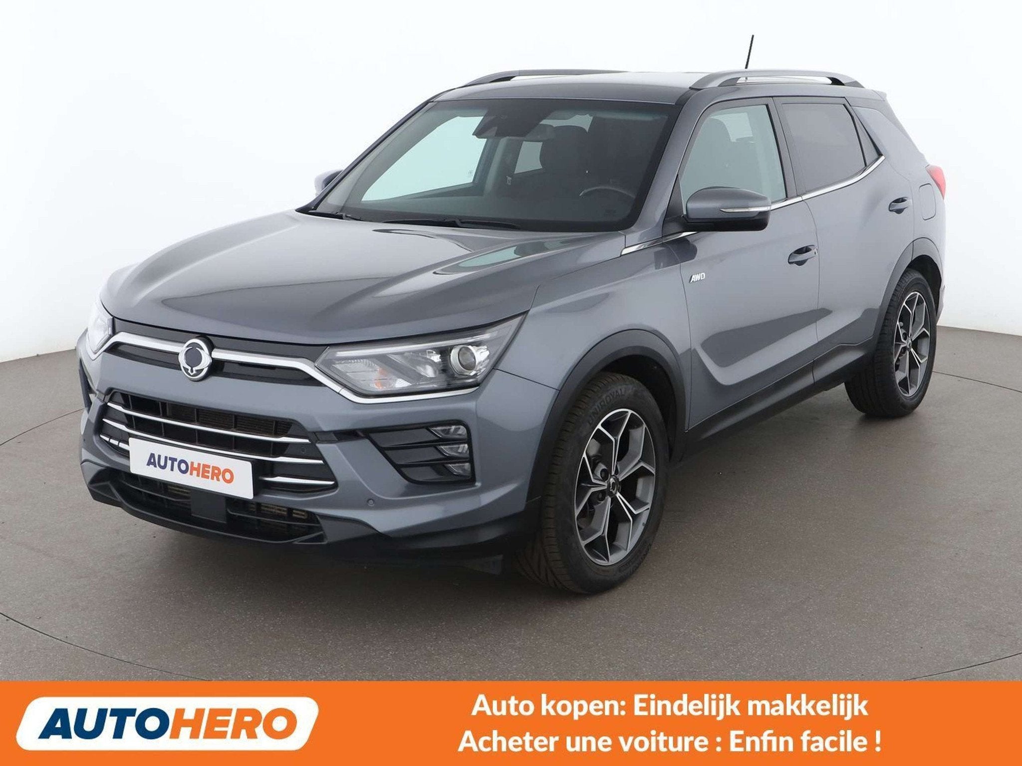 SsangYong Korando 1.6 TD Amber 4x4 (automatique), 100 kW, Argent ou Gris, Achat, 1700 kg