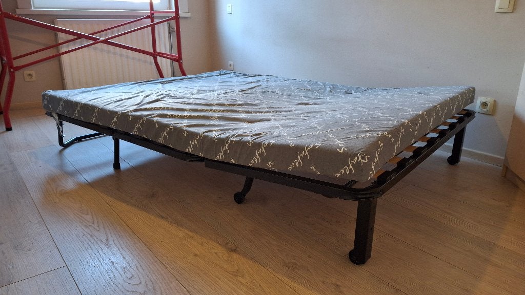 slaapbank, Huis en Inrichting, Ophalen, Zwart, Tweepersoons, 140 cm