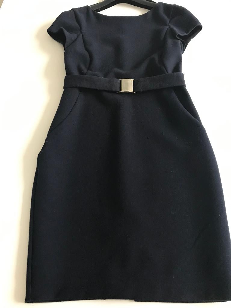 Blauw kleed met riem maat S van ZARA, Blauw, Zara, Ophalen of Verzenden, Zo goed als nieuw