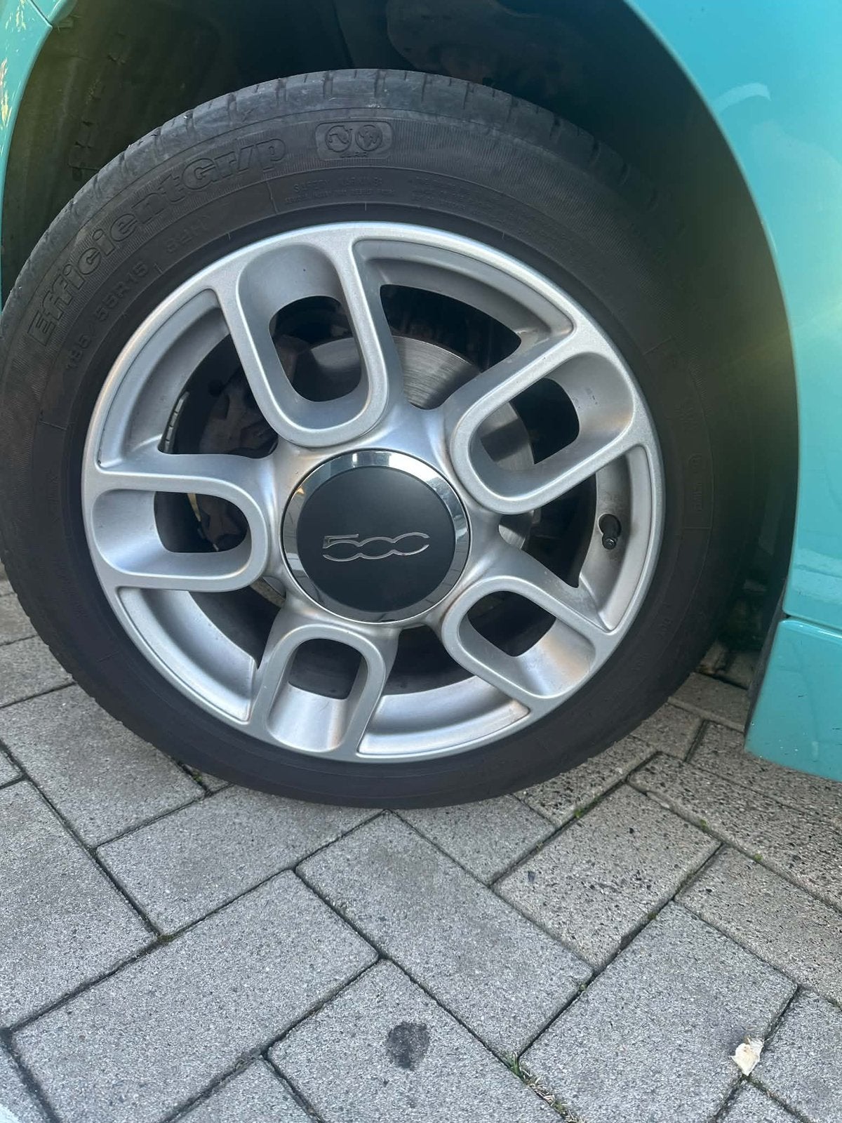 Jantes fiat 500 15’, Enlèvement, Utilisé