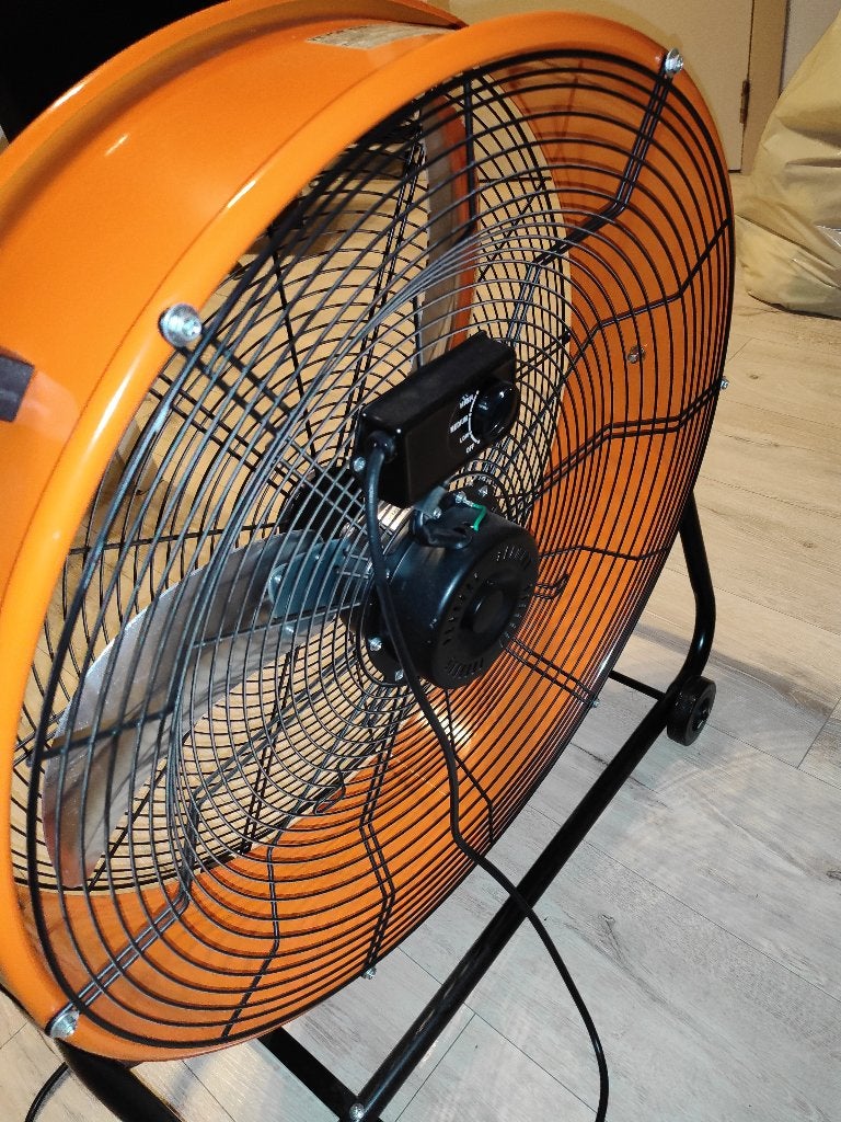 Ventilateur tambour industriel VEVOR 24"(61 cm) - Quasi neuf, Electroménager, Enlèvement, Comme neuf, Ventilateur de sol