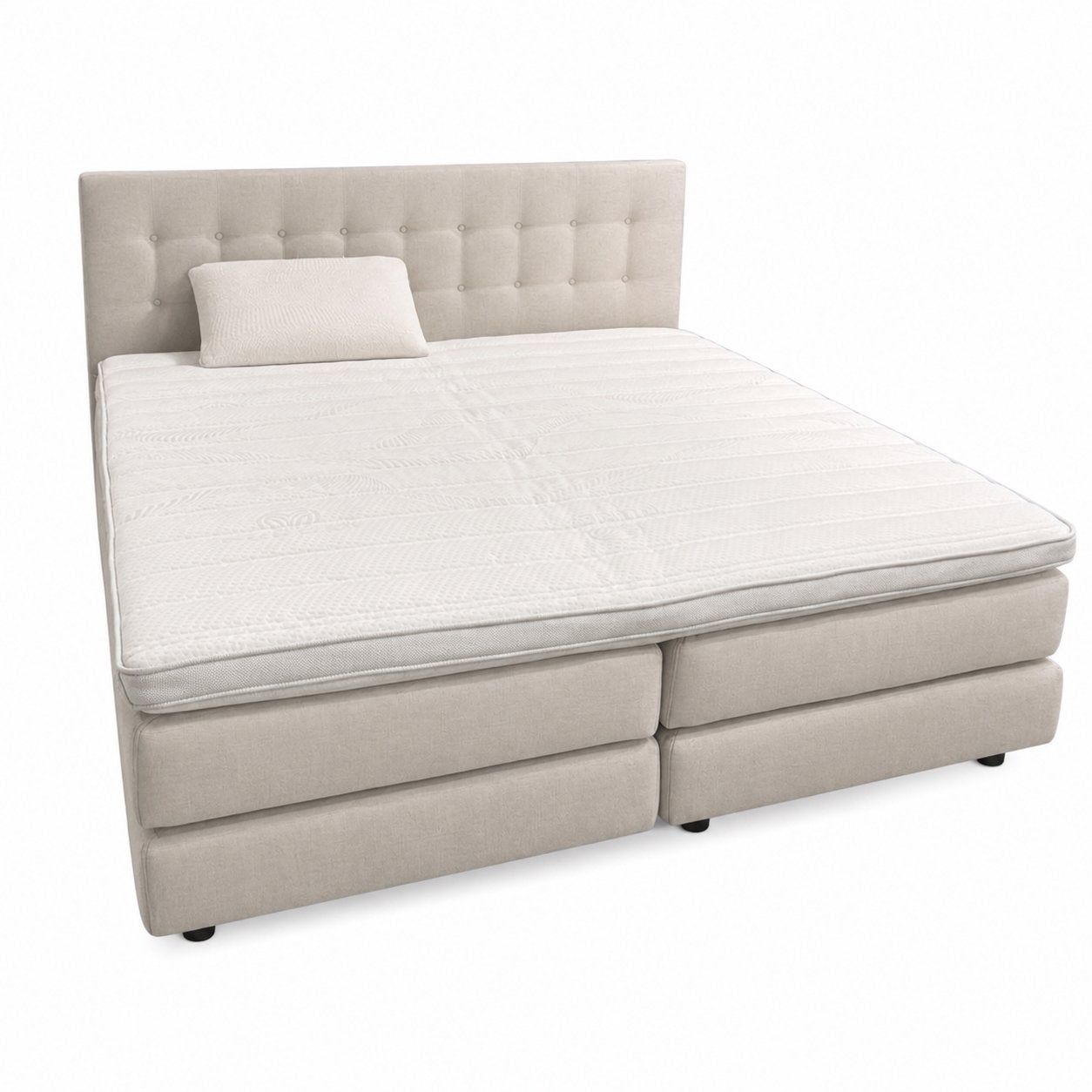 Recor Bedding Elektr Boxspring + Latex Topper + Matrassen, Maison & Meubles, Chambre à coucher | Lits boxsprings, Comme neuf, 200 cm