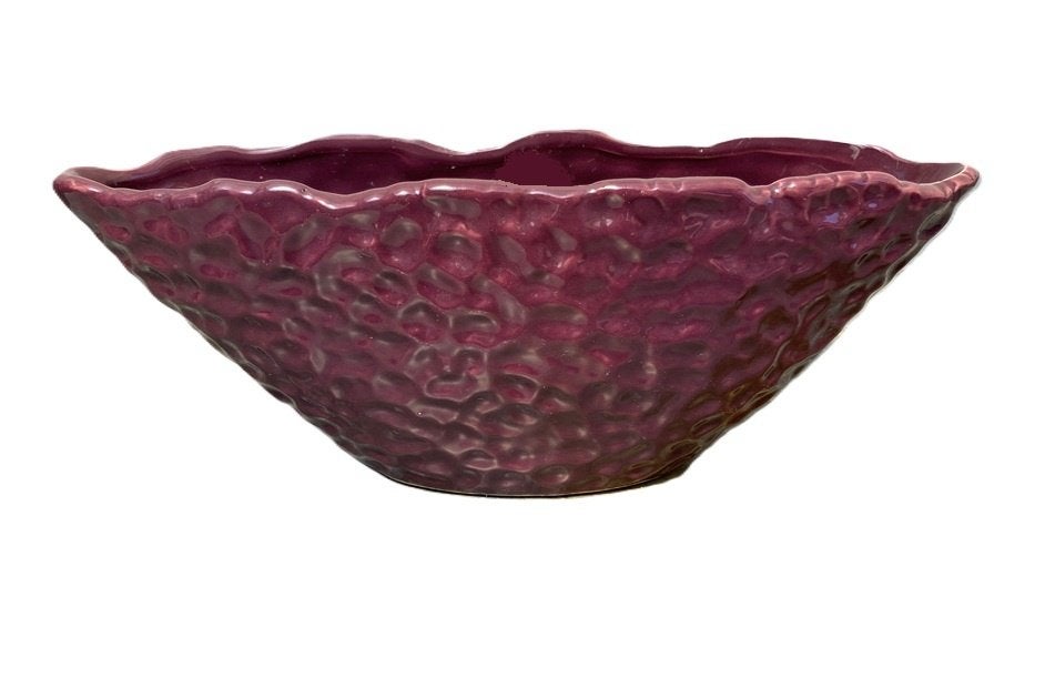 BLOEMPOTJE BOOTMODEL DONKERPAARS 10 CM NIEUW, Tuin en Terras, Ophalen of Verzenden, Overige vormen, Aardewerk, Binnen