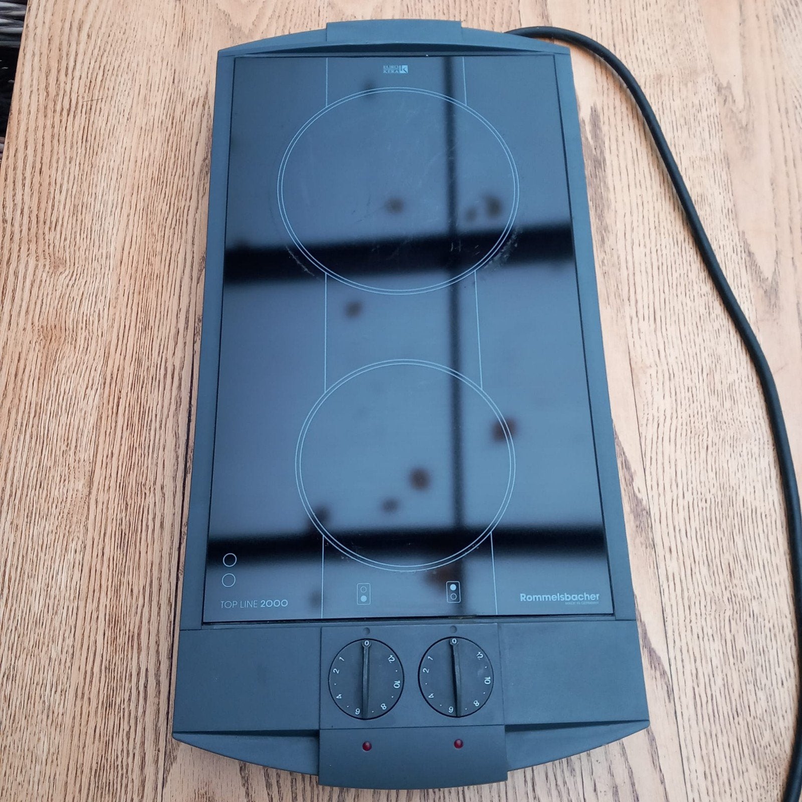keramische kookplaat, Elektronische apparatuur, Ophalen, Keramisch, 3 kookzones of minder, Zo goed als nieuw