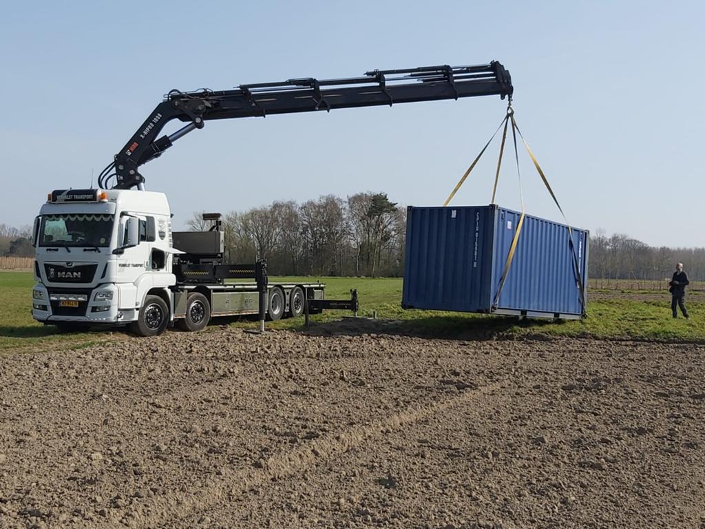 Container 6m / 20ft, Enlèvement