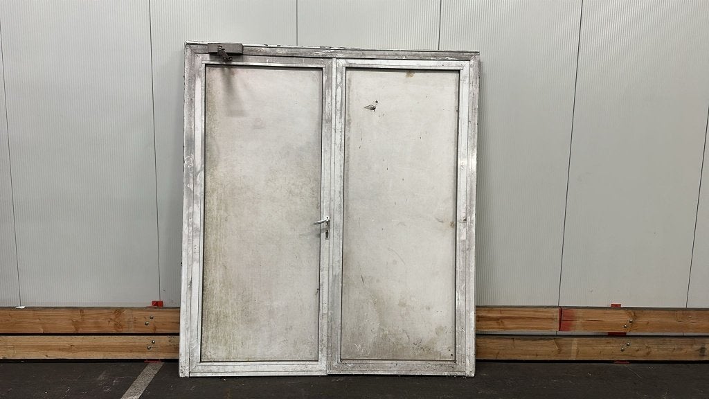 Dubbele Deur – 1960x2250 mm – Met Deurdranger, Ophalen, Gebruikt, 120 cm of meer, Minder dan 200 cm