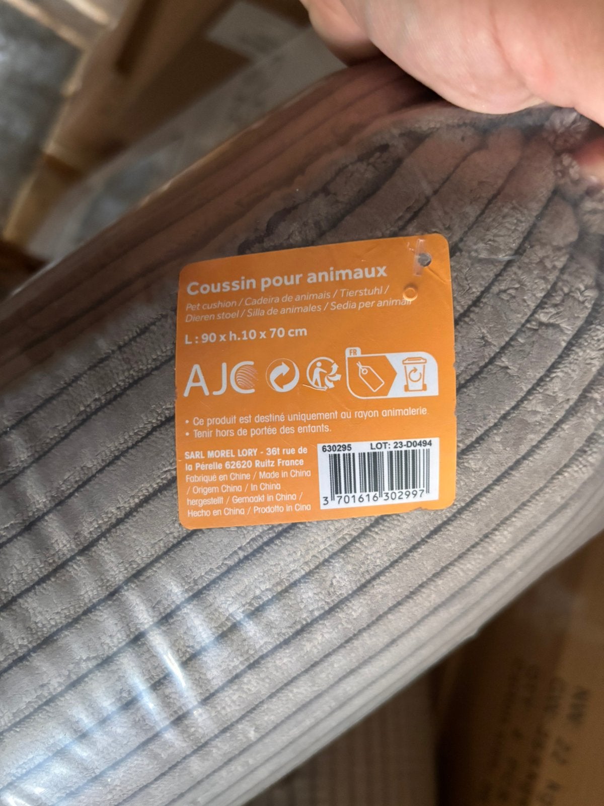 Coussin pour chien 90/70, Dieren en Toebehoren, Ophalen of Verzenden, Zo goed als nieuw