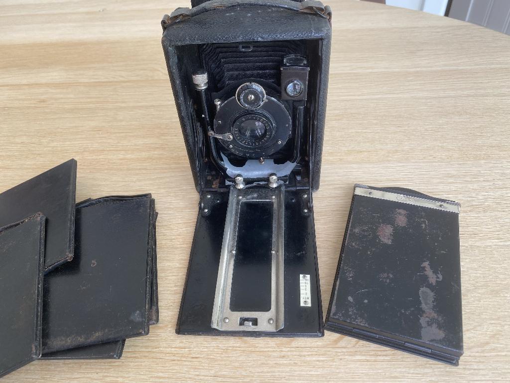 Zeer oud fototoestel met platen, Spezial Aplanat, Ophalen, Fototoestel