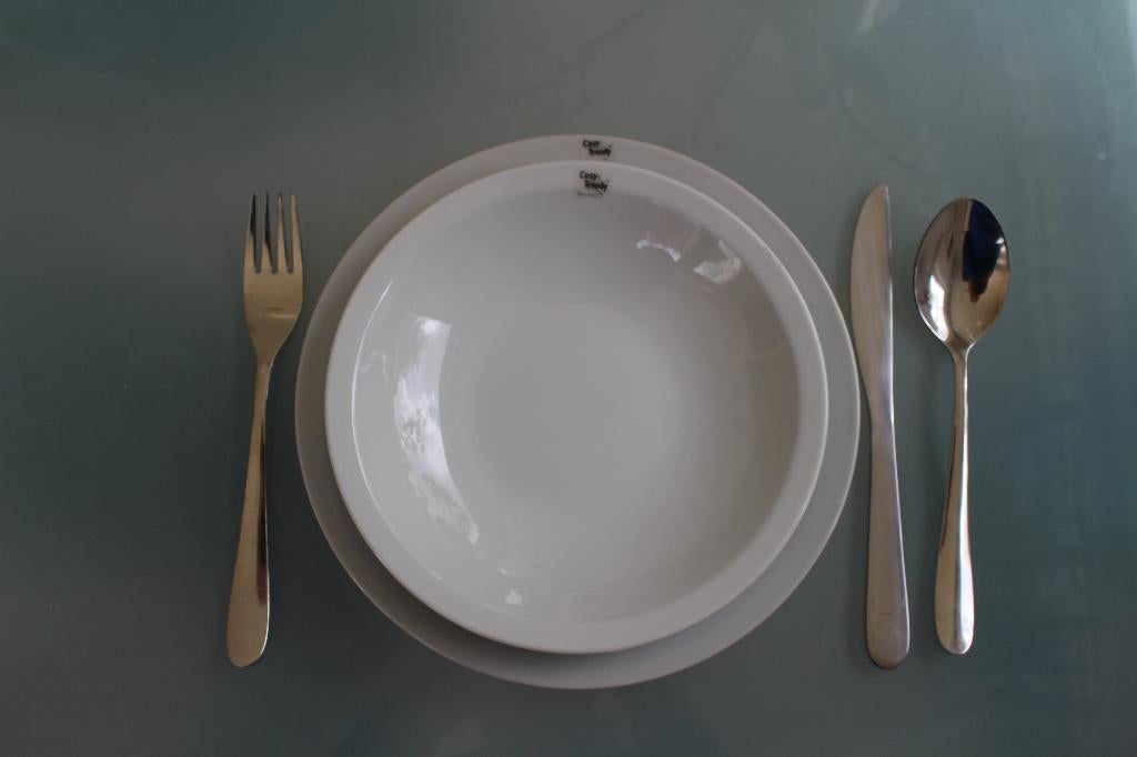 Dovy servies, Ophalen, Nieuw, Bord(en), Effen