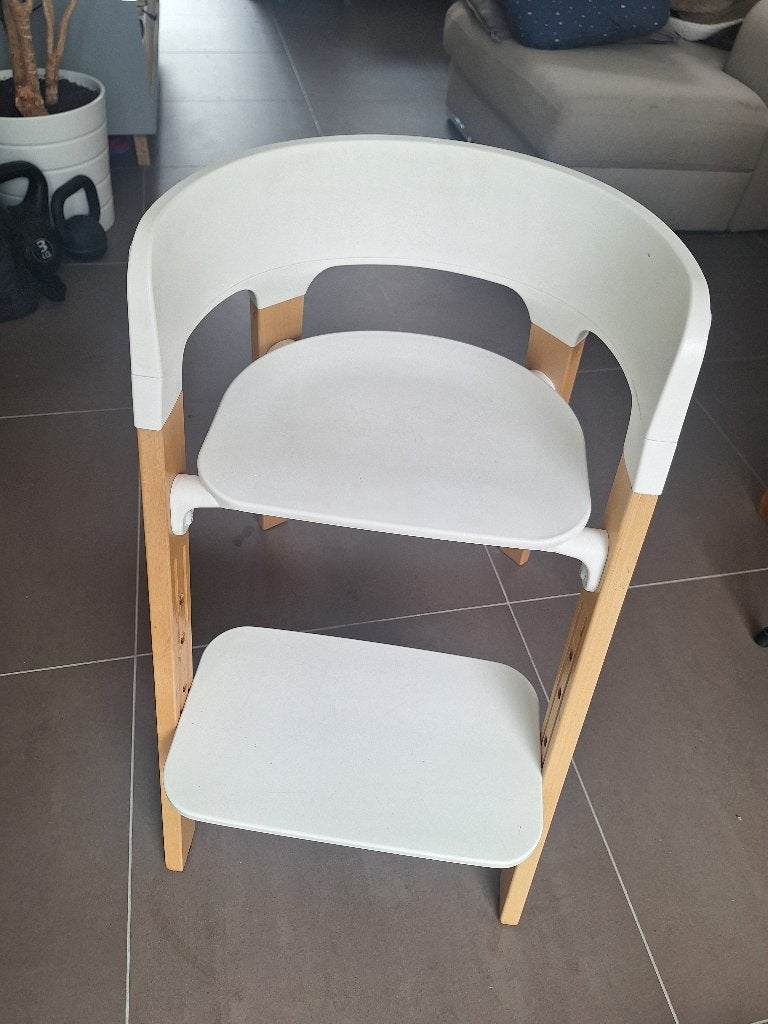Stokke Steps Kinderstoel, Ophalen, Gebruikt, Meegroeistoel, Afneembaar eetblad