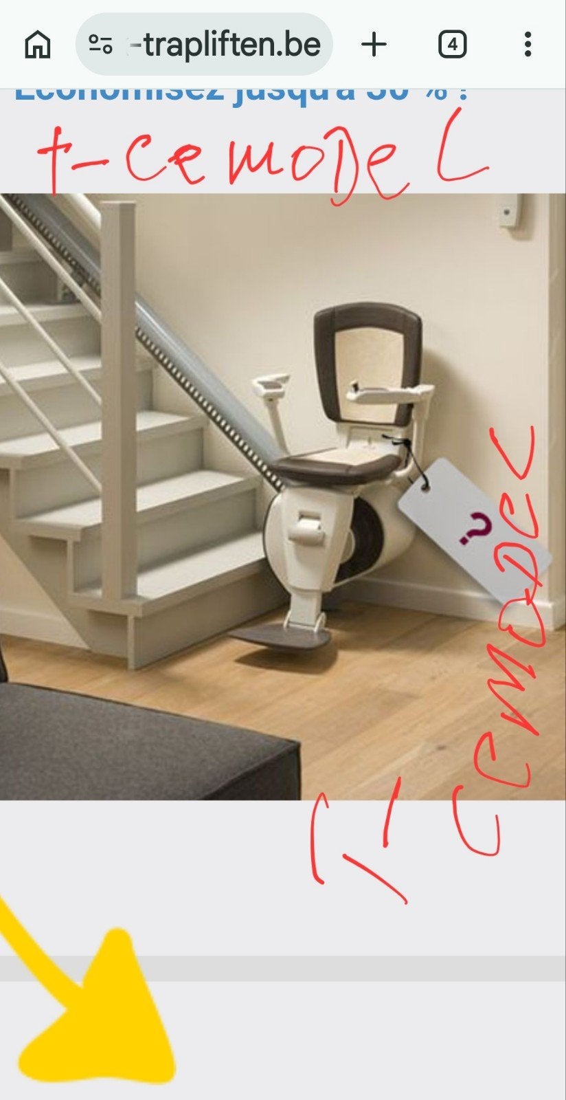 Zoek: gemonteerde trap, rechts (1 foto), Huis en Inrichting, Woonaccessoires | Overige, Ophalen of Verzenden
