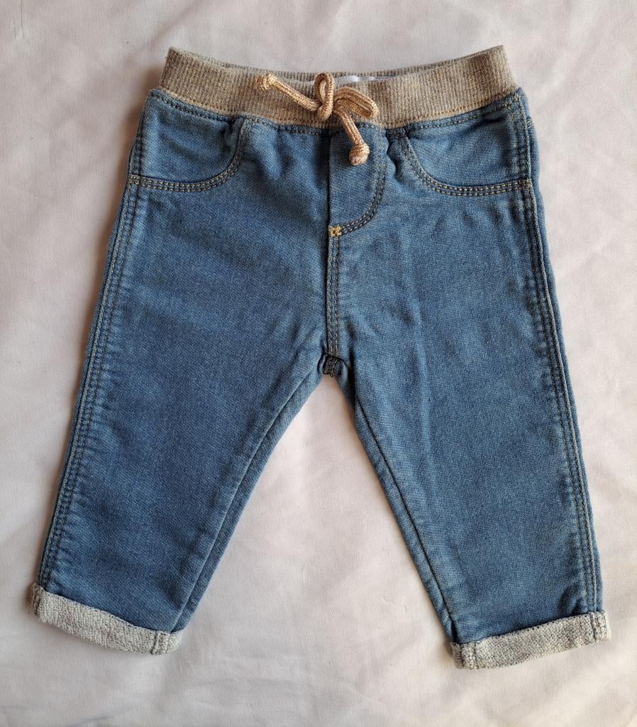 Leuke jeansbroek P'tit Filou maat 3M, Kinderen en Baby's, Broekje, Meisje, Ophalen of Verzenden, Zo goed als nieuw