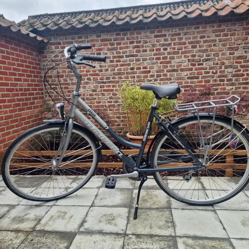 Dames fiets Minerva, Ophalen