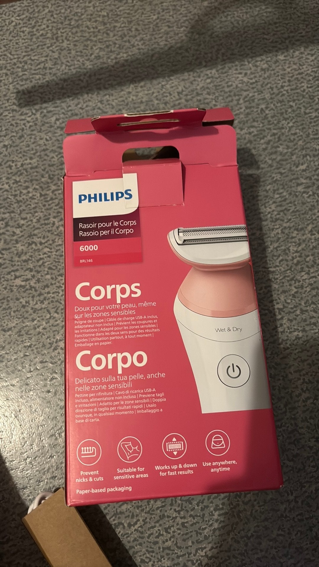 Philips body shaver 6000, Enlèvement, Comme neuf, Rasage ou Épilation