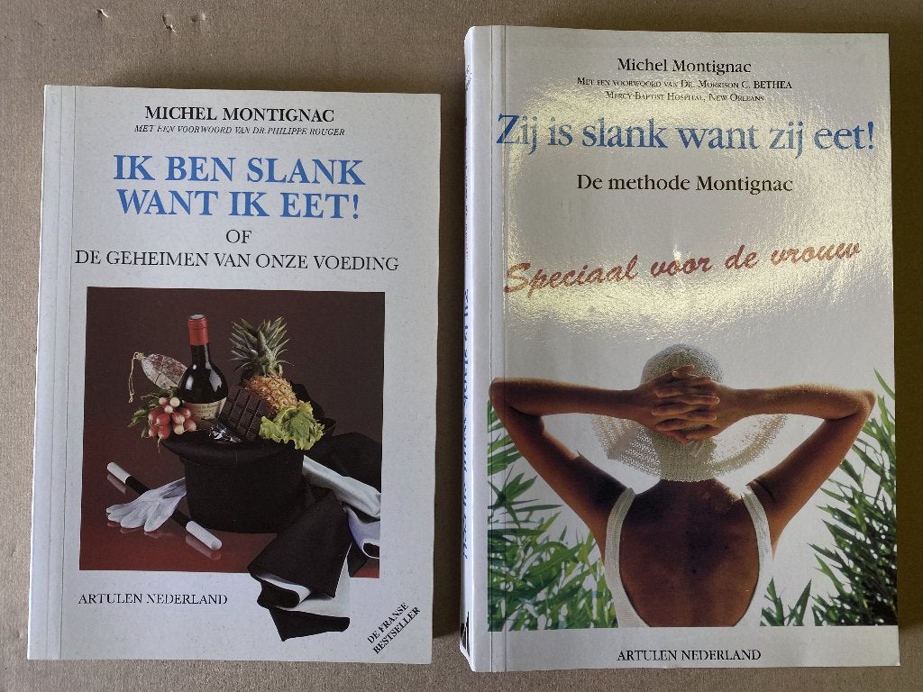 Michel Montignac – De Methode Montignac (2 boeken), Livres, Enlèvement ou Envoi, Comme neuf, Régime et Alimentation
