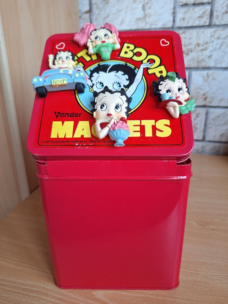 Betty Boop 1991 magneetdoos verkocht met Vandor magneten., Ophalen of Verzenden, Nieuw, Mens