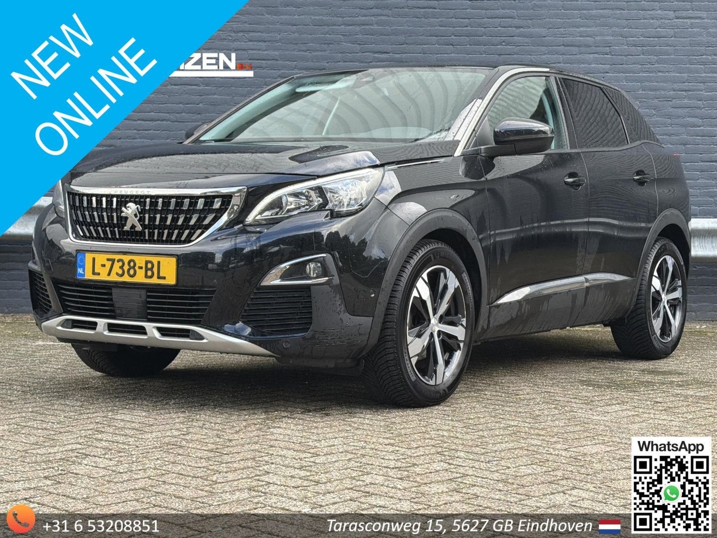Peugeot 3008 1.2 PureTech Crossway | Cruise | Climate | Navi, Auto's, Zwart, Handgeschakeld, SUV of Terreinwagen, Parkeersensor
