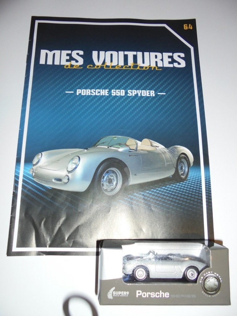 Porsche 3 mini auto's met Frans informatieboekje, Ophalen of Verzenden, Zo goed als nieuw, Auto's