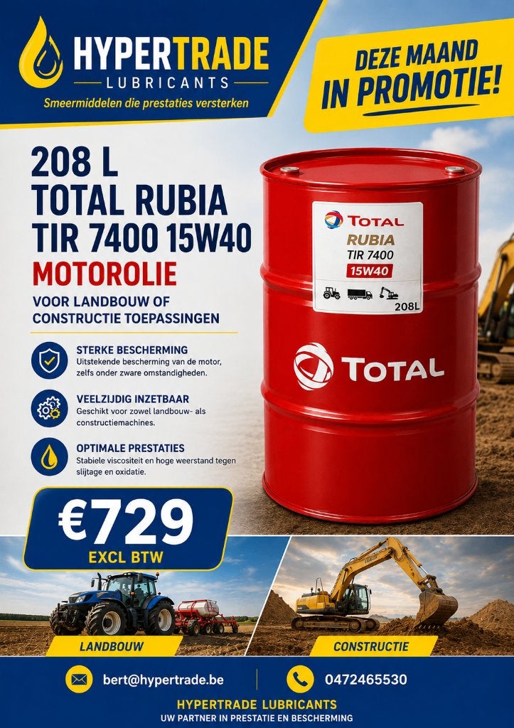 NU IN PROMO MOTOROLIE TOTAL RUBIA 7400 15W40, Enlèvement ou Envoi