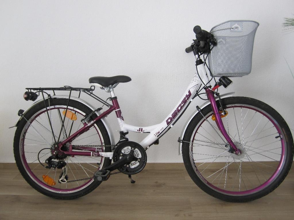 Super Mooie 24 inch Meisjesfiets 8-12j met mandje, Ophalen, 24 inch, Versnellingen