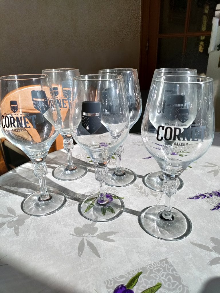 6 verres à Cornet 33/50cl pour6€, Collections, Enlèvement, Neuf
