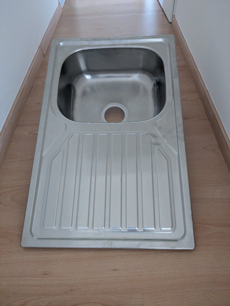 Spoelbak KVR nieuwstaat, Ophalen, Nieuw, Inox