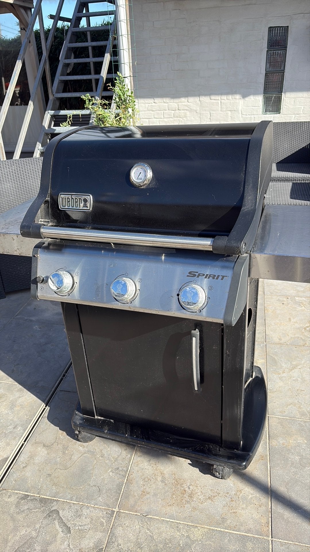 Weber E315 gasbbq, Ophalen, Gebruikt