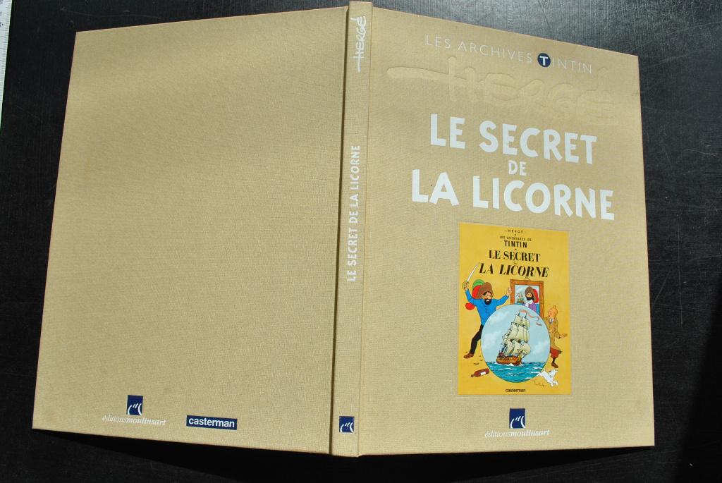 Hergé Les Archives Tintin Le secret de la Licorne Moulinsart, Enlèvement ou Envoi, Utilisé, Hergé - Moulinsart