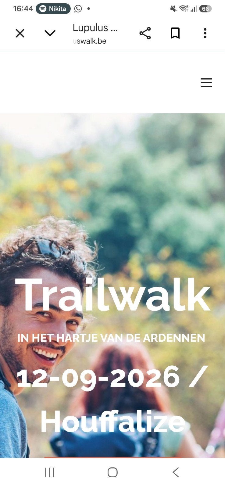 trailwalk 42km, Sport en Fitness, Overige Sport en Fitness, Ophalen of Verzenden