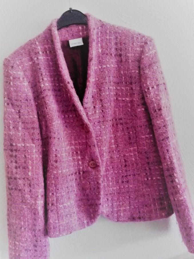 Porcini : nieuw roze lichtroze lila blazer kort jasje mt M, Vêtements | Femmes, Vestes & Costumes, Taille 38/40 (M), Enlèvement ou Envoi