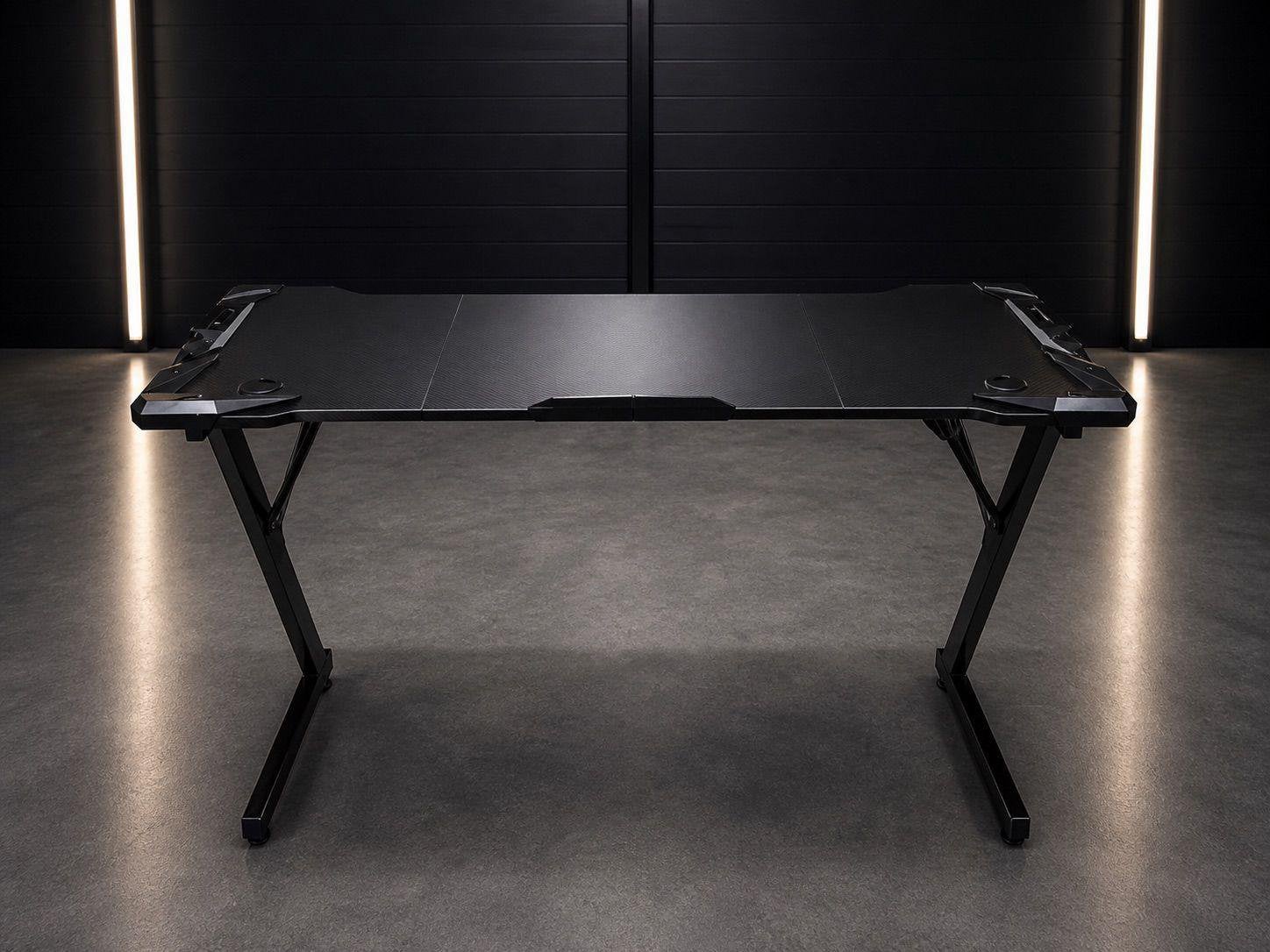 Stoer Gaming Bureau / Gaming Desk (Mat Zwart), Huis en Inrichting, Bureaus, Ophalen, Zwart, Zo goed als nieuw, Computerbureau