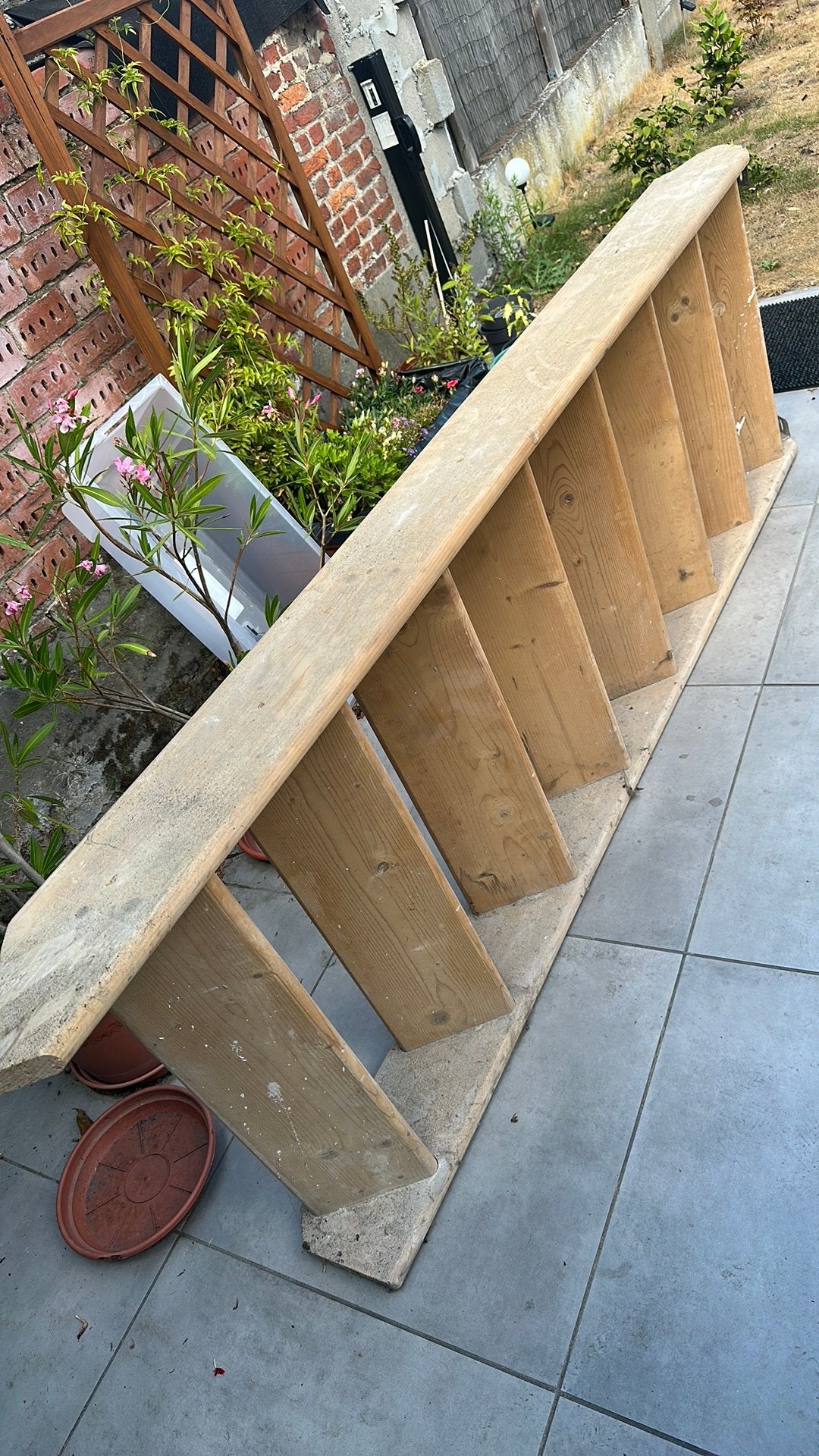 Houten trap, Ophalen, Zo goed als nieuw, Trap