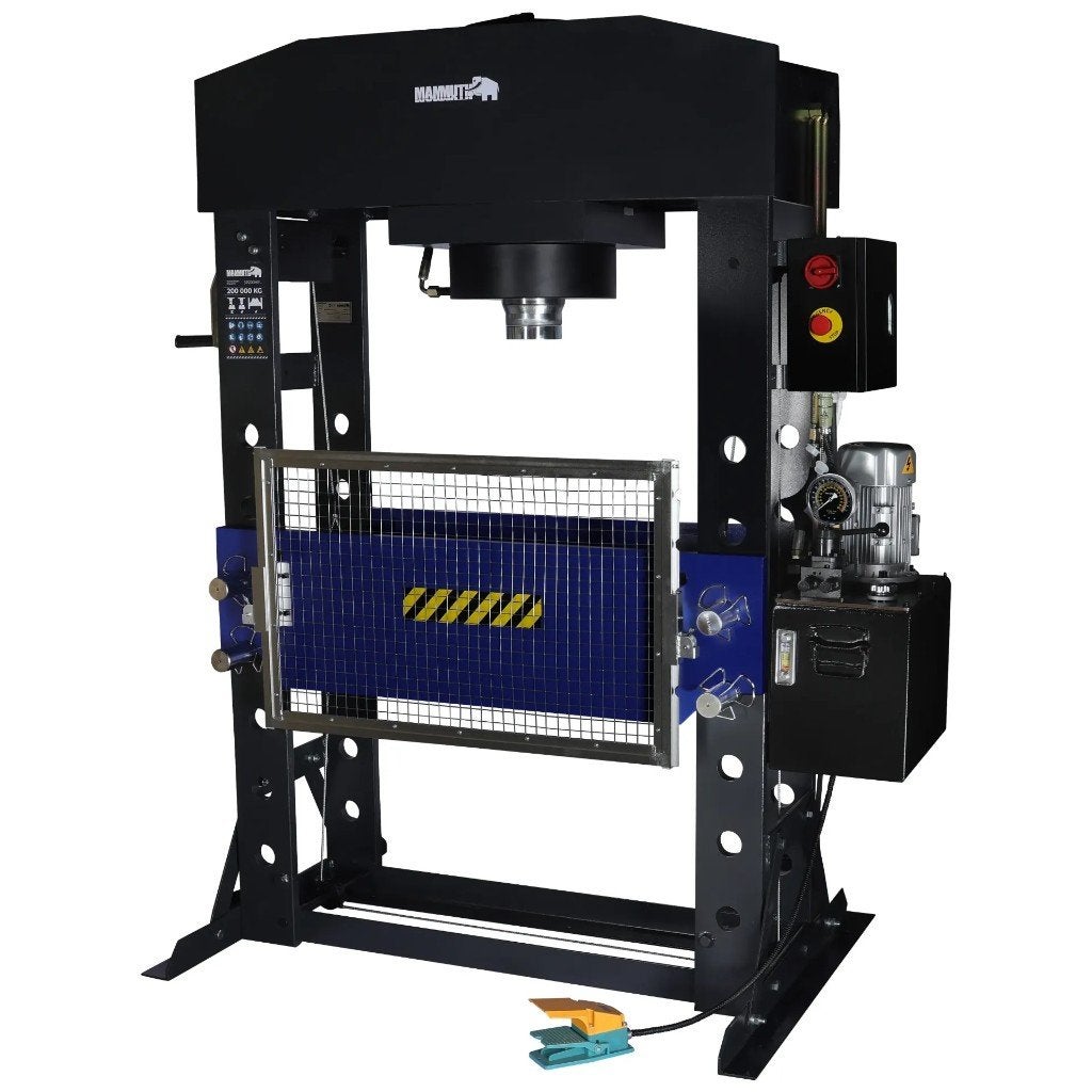 Mammuth werkplaatspers 200 ton elektrisch, Verzenden