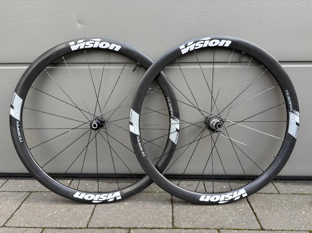 Vision Trimax Disc 40mm (HG Body) 11,12 speed, Fietsen en Brommers, Fietsonderdelen, Zo goed als nieuw, Racefiets, Carbon, Ophalen